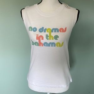 NWT Sub_Urban Riot White Graphic Muscle Tee